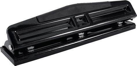 Office Depot(R) 3-Hole Adjustable Punch, Black