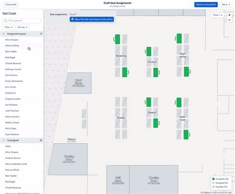 Office Seating Chart Search