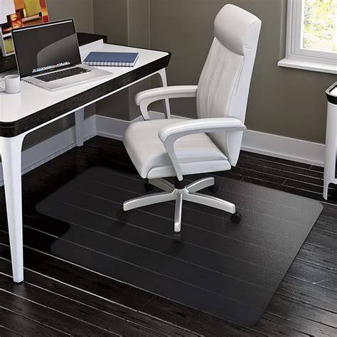Office chair carpet protector. NicBex Office Chair Mat for Carpet - 36" x 46" Tempered Glass Floor Mat - 1/4" Thick, Effortless Rolling, Easy to Clean, with 4 Anti-Slip Pads. 1 offer from $54.99. Next page. Product Description. How to use help . Transparent floor mat . Our Chair Floor Mat is made of thick PVC and free of the BPA，and have a height of 1.5mm. The surface of ... 