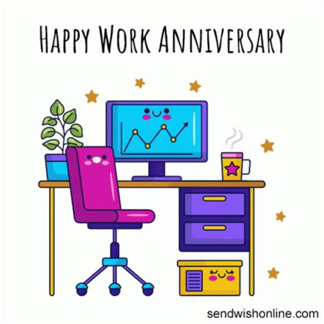 Office work anniversary gif. 500x500 (not HD) Unlimited (HD and beyond!) Max GIF size you can store on Imgflip. 4MB. 32MB. Insanely fast, mobile-friendly meme generator. Make 25 Year Work Anniversary memes or upload your own images to make custom memes. 