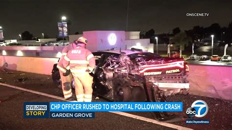 Officer Hospitalized after Two-Car Crash on Western Avenue [Los Angeles, CA]