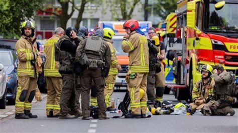 Official: Explosion at residential building in Germany injures 12 first responders