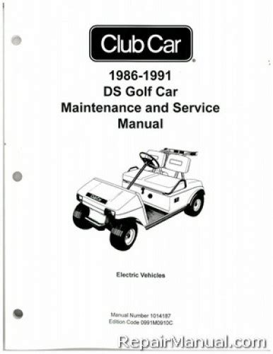 Official 1986 club car ds golf car gas service manual. - Lois françaises et étrangères sur la propriété littéraire et artistique.