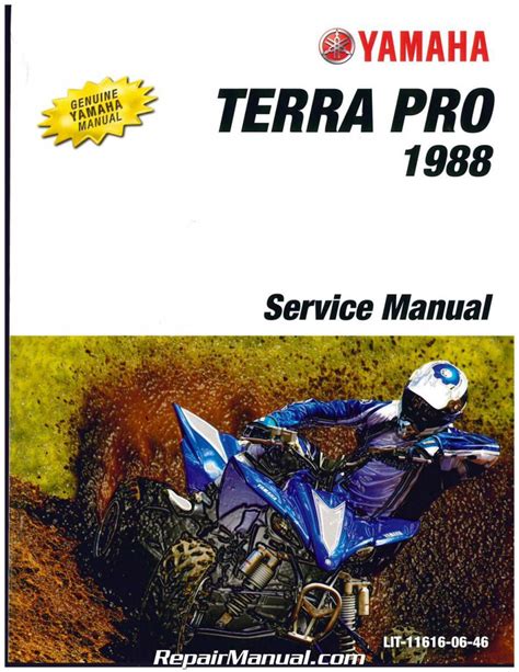 Official 1988 yamaha yfp350 terra pro factory service manual. - Johnson 15 hp repair manual reviews.