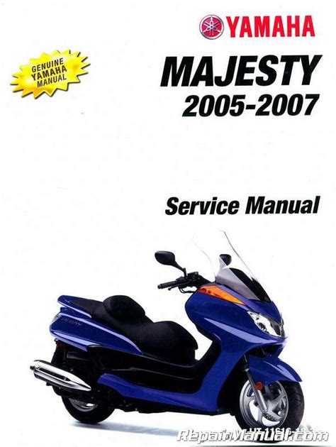 Official 2007 yamaha majesty scooter yp400w factory service manual. - Manuale moderno delle soluzioni delle statistiche sulle imprese.