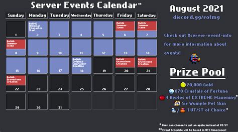 Official Discord Server Events Update! RotMG