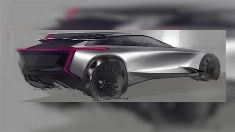 Official GM Sketch Imagines A Sleek Cadillac Crossover