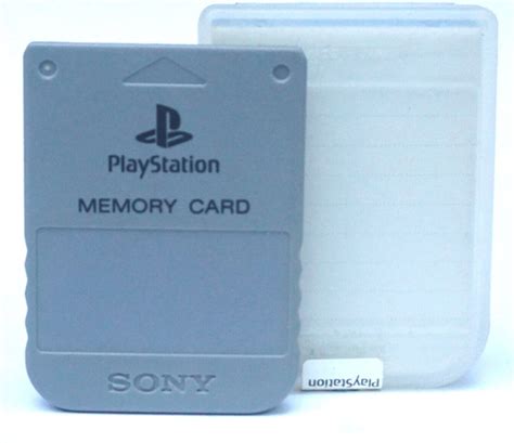 Official Grey PS1 Memory Card with Case & Stickers £8.99 EveryBitGaming