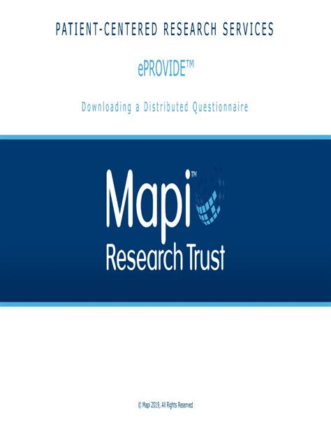 Official HAQ distributed by Mapi Research Trust ePROVIDE