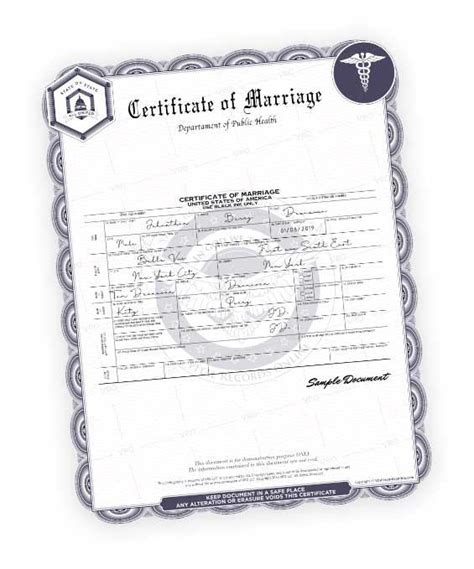 Official Louisiana Marriage Certificate Get Your