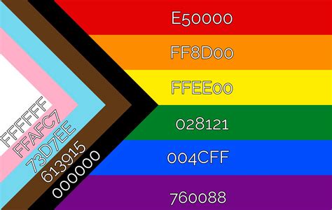 Official Pride Colors 2025