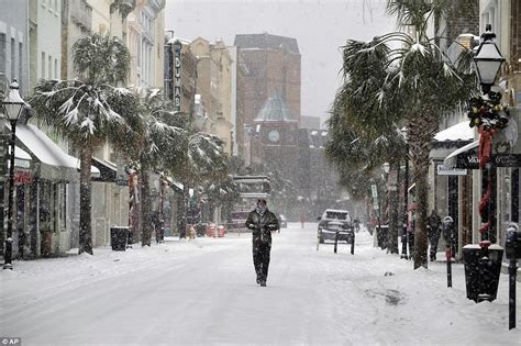 Official Snowfall Records for Charleston, South Carolina