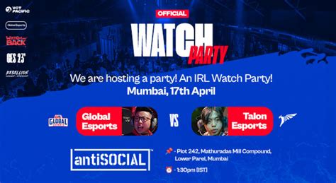 Official Watch Party: Global Esports vs Talon Esports – VCT …