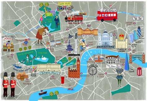 Official Zip Code Map London Top Attractions Map