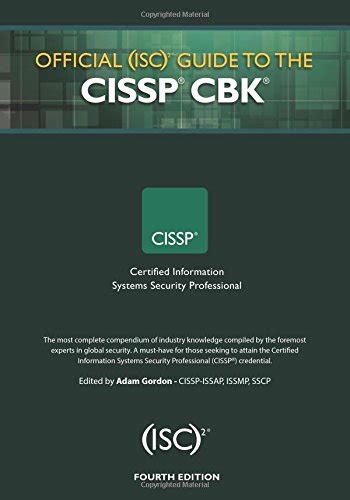 Official isc 2 guide to the cissp cbk fourth edition. - Jenny craig little survival guide motivational tips for everyday living.