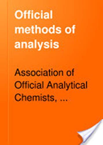Official methods of analysis of the association of official analytical chemists fifteenth edition two volumes. - Bound for australia a guide to the records of transported convicts and early settlers.