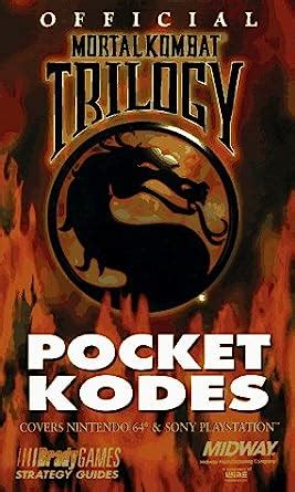 Official mortal kombat trilogy pocket kodes official strategy guides. - 96 chevy cavalier repair manual ac.