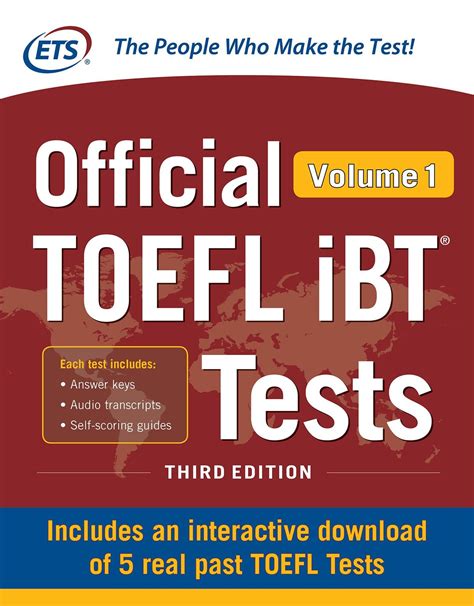 Read Online Official Toefl Ibt Tests Volume 1 Third Edition By Educational Testing Service