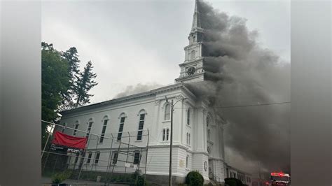 Officials determine Spencer church fire was caused by lightning strike