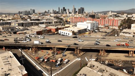 Officials reopen 10 Freeway on and offramp in downtown Los Angeles