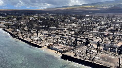 Officials say 80 percent of structures in Maui affected by fire are residential. Follow live updates