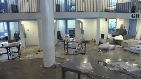 Officials show damage inside Bristol County Jail after April inmate disturbance