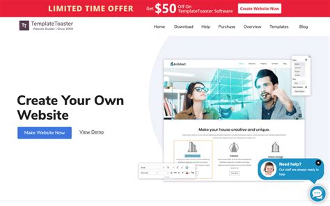 Offline Website Builder Software TemplateToaster