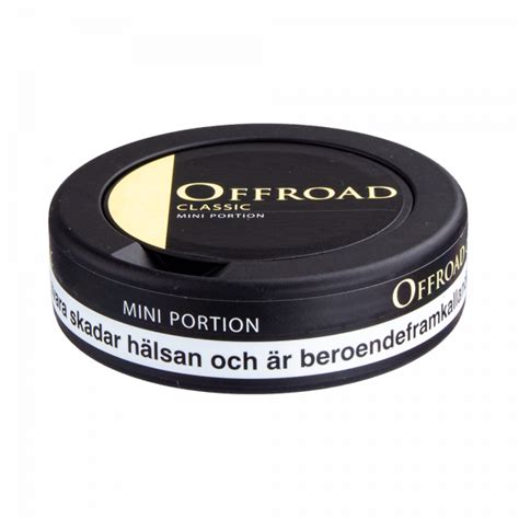 Offroad snus