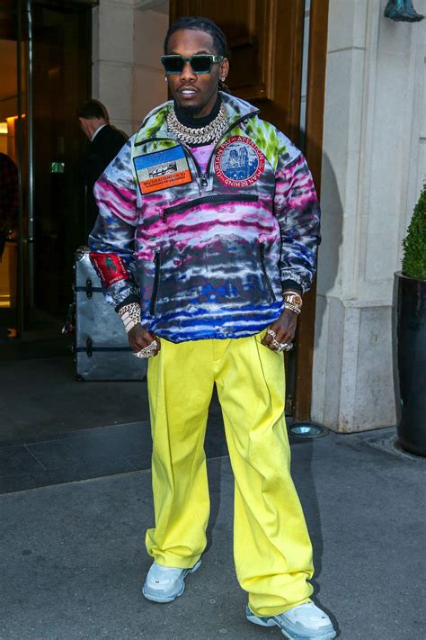 Offset clothing line. Oct 30, 2023 · October 30, 2023 12:15pm. "Be open-minded. Be yourself,” says Offset, seen here in an M.J.-inspired look for his album. Courtesy of Motown Records. With the lead-up to and release of his ... 