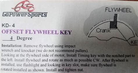 Offset timing key.  The Advance Timing/Offset Key is made from high-quality materials that pro...