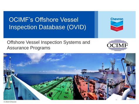 Offshore Vessel Inspection Database - Oil Companies International ...