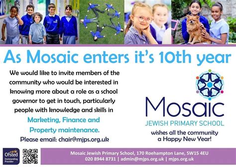 Ofsted Mosaic Jewish Primary School