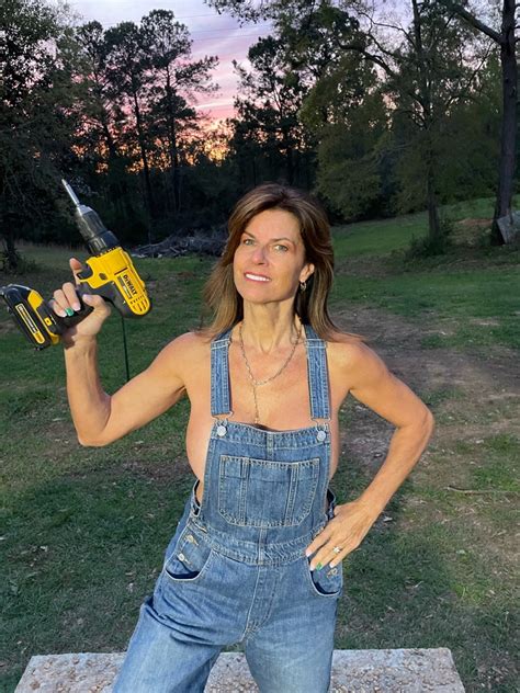 Mary Burke first got famous on TikTok for provocative videos of her doing farm work while wearing nothing but a pair of overalls. . Ofthemaryburke