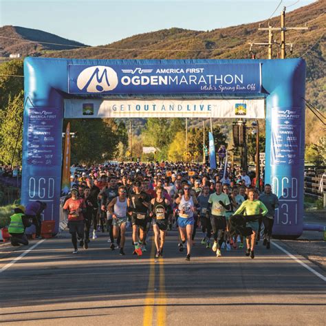 Ogden marathon. The Winter Running Series held in Ogden, Utah, is a series of 4 races designed to get marathon runners ready for the Ogden Marathon, "Utah's Spring Run Off". Formerly known as the Winter Race Circuit. The GOAL Foundation encourages you to "Get Out And Live!"™ at local and world class athletic events! Signature Events. Ogden Marathon ... 