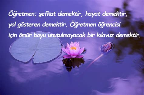 Ogretmene Guzel Sozler.