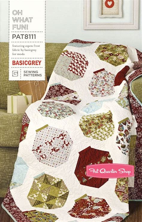 Oh What Fun! Quilt Pattern BasicGrey Quilt Patterns PAT8111
