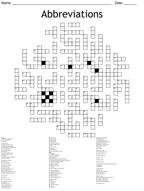 Oh before i forget abbreviation crossword. Oh, hey there, January. Look at you, rollin' in like it ain't no thang except IT IS A VERY BIG THING. 'Cause people are expecting a lot from you. Heck,... Edit Your ... 