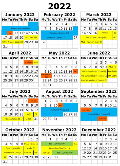 Ohdela 2022 2023 Calendar