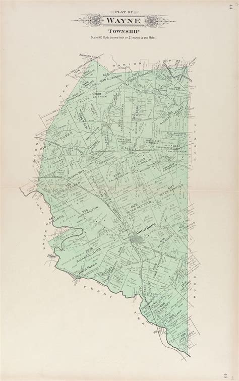 Ohio - Fayette County Plat Map - Rockford Map Publishers