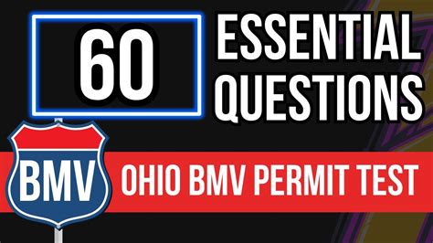 Ohio BMV Adult Temps Permit Test 2024 40 Exam Qs