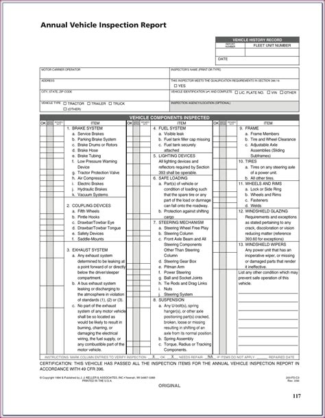 Ohio Cdl Pre Trip Inspection Checklist Form Form Resume Examples 