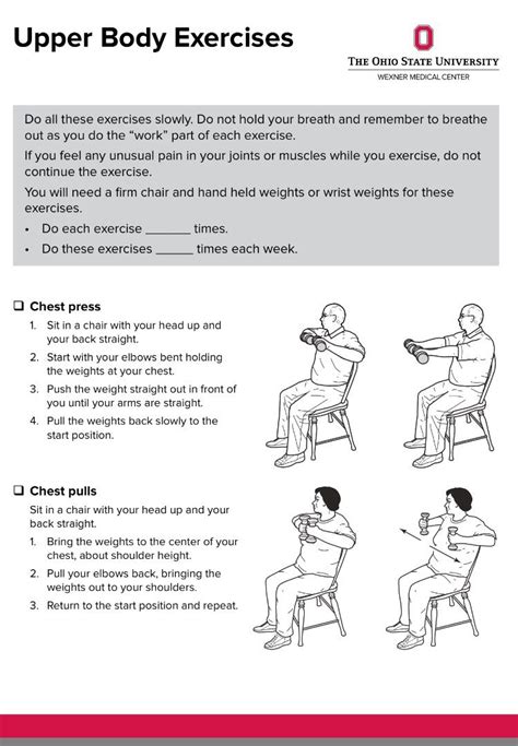 Ohio State University Home Exercise Program