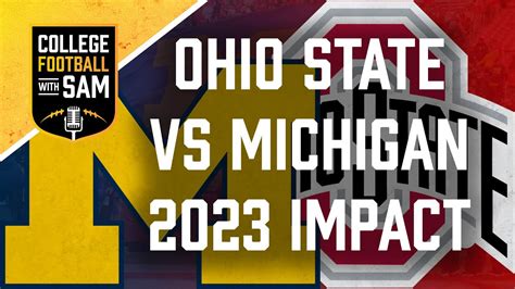 Ohio State Vs Michigan 2023