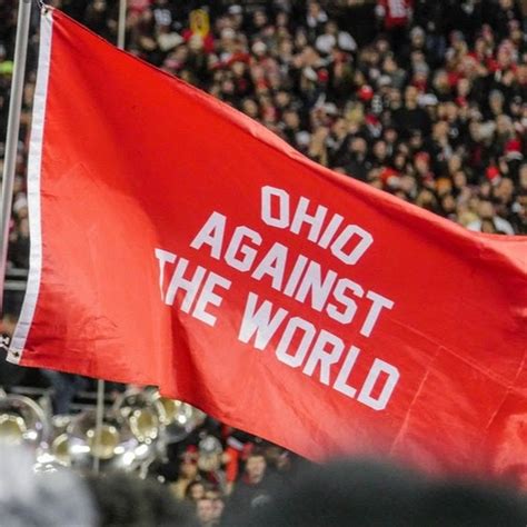 Ohio against the world. Similarly, Buckeye NIL collective The 1870 Society is putting "Ohio Against the World" on merch and selling it — making Saturday's contest a game between two top-five teams who think they have ... 