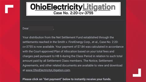 Ohio electricity litigation mastercard. The average settlement according to Murry is $16, which comes in the form of a digital credit card once redeemed. To redeem you will need to find the email that was sent, or call the hotline 1-877 ... 