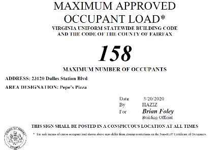 Ohio fire code maximum occupancy.  &sect; 3781.  By law, the OFC is promul...
