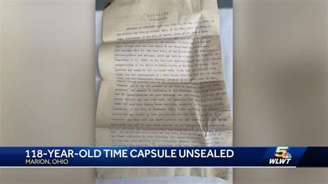 Ohio fire department uncovers copper time capsule revealing glimpse into 1905