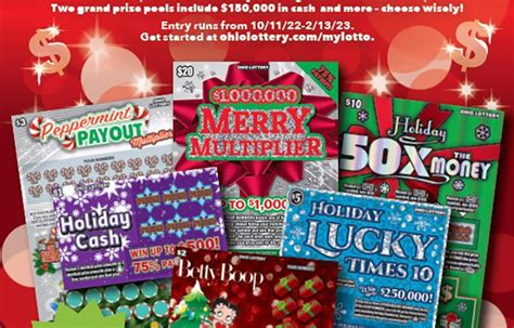 Ohio lottery naughty or nice. We have a variety of scratch off themes and styles. Scratch and win instantly! Play $2 Instant games from the Ohio Lottery, including 3 Wishes, Cash Frenzy, CASH Invasion, Funky 5's, Green Line Cashword Doubler, Groovy 8's, It's a Wonderful Life, Lucky 7's Bingo, Monopoly, Rings of Cash, Sunny Money, Holiday Gift, Betty Boop, and Quick ... 