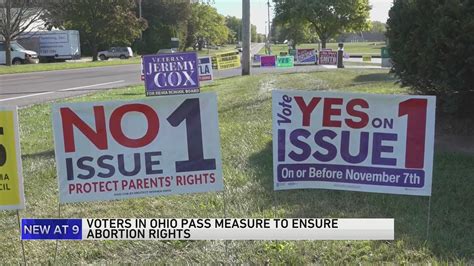 Ohio passes Issue 1 ballot measure enshrining abortion protections
