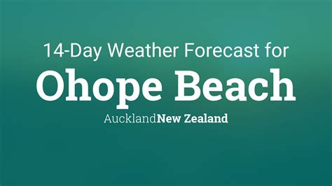 Ohope Beach, New Zealand 14 Day Weather Forecast - The …